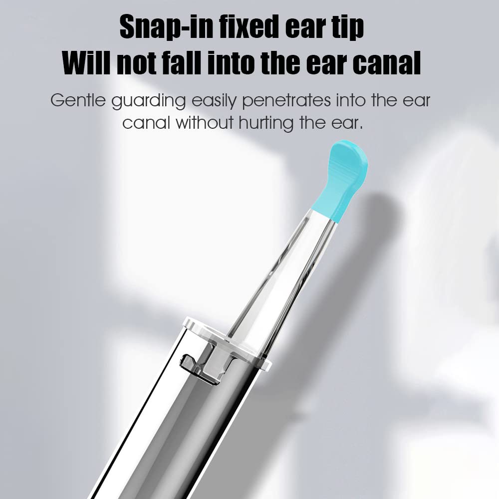 HANNEA Ear Wax Remover Tool Kit Camera 3 Pcs Ear Cleaner Tool Wireless HD 1080P 3.9mm Ear Wax Cleaner Machine with 6 Led Light Ear Camera for Cleaning Spade Ear Cleaner Camera for IOS & Android HANNEA Ear Wax Remover Tool Kit Camera 3 Pcs Ear Cleaner Tool Wireless HD 1080P 3.9mm Ear Wax Cleaner Machine with 6 Led Light Ear Camera for Cleaning Spade Ear Cleaner Camera for IOS & Android